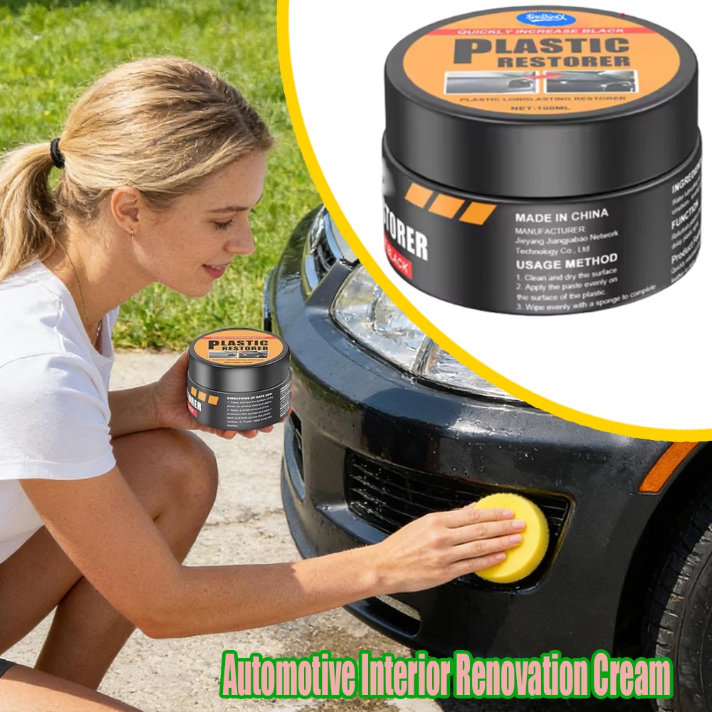 Leather Cleaner Interior - Leather Restorer And Black Plastic Restorer