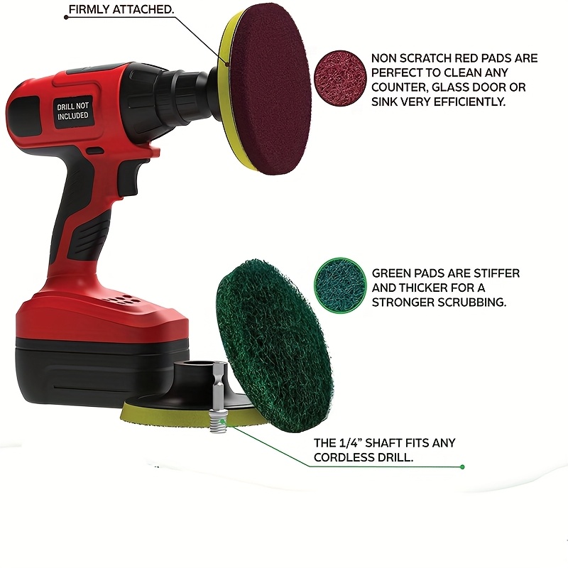Car Electric Drill Brush Kit E - Car Cleaning Brush บทวิจารณ์และราคา