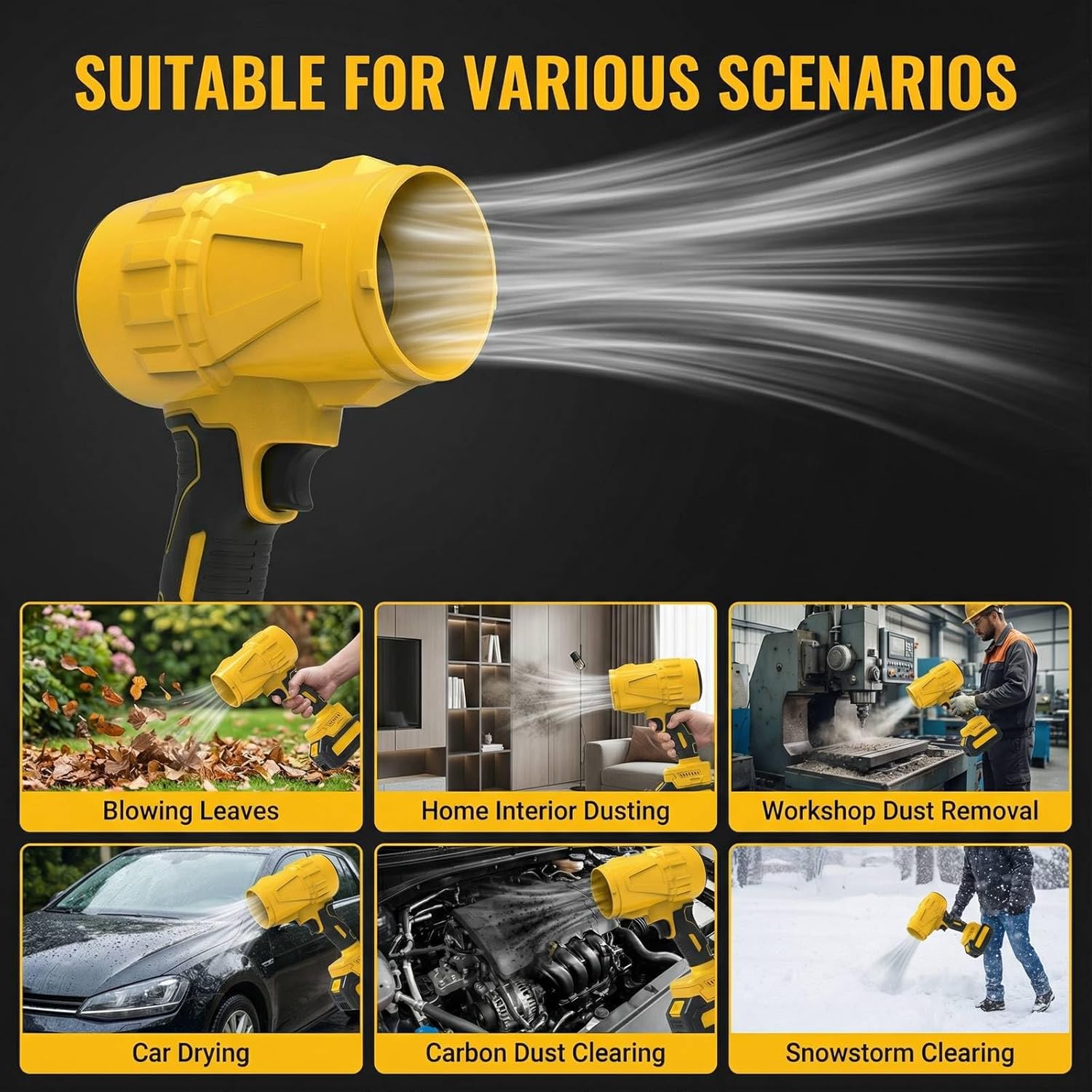 Wireless Blower Brushless Turb - Dryer Car Blower บทวิจารณ์และราคา