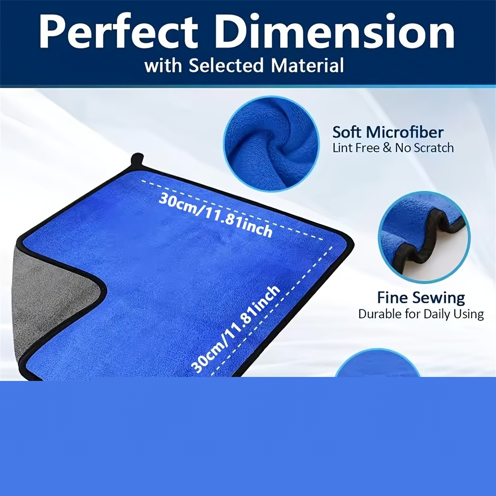 1-10pcs Microfiber Car Cleanin - Microfiber Towel Detailing บทวิจารณ์และราคา