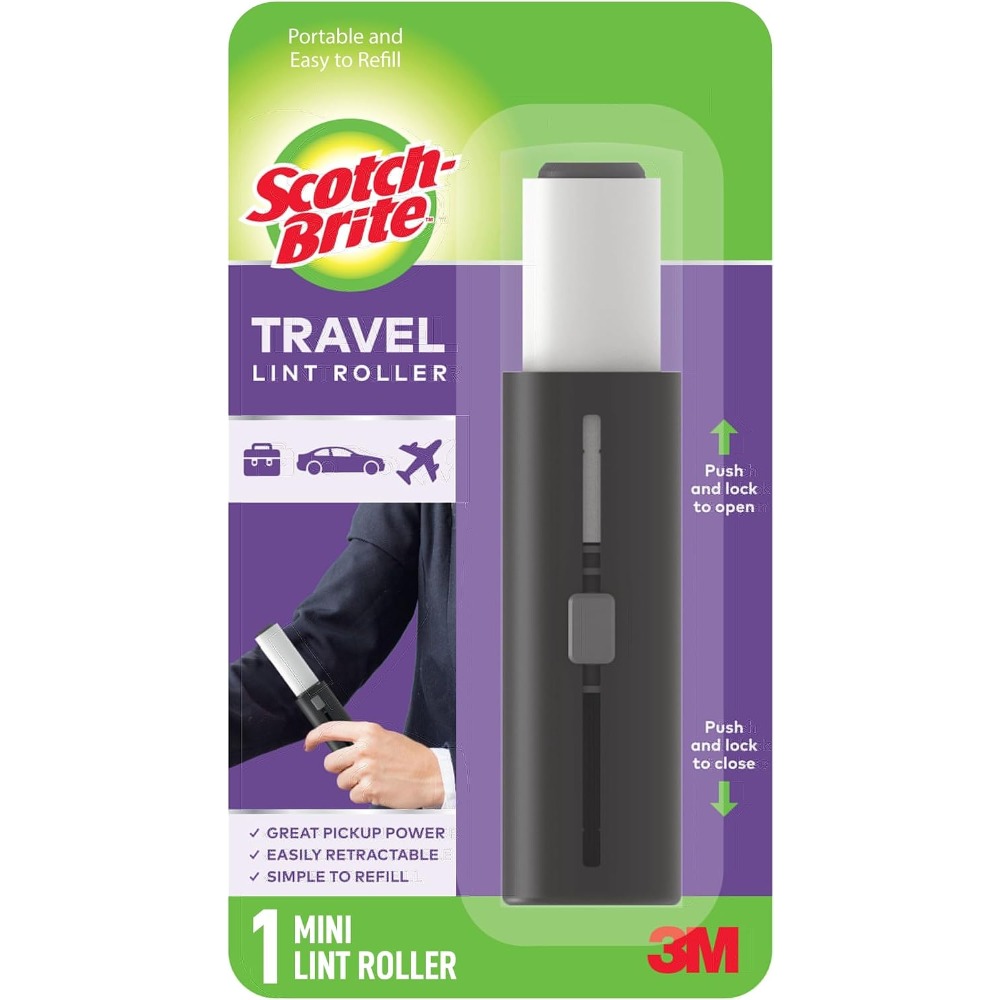 Mini Travel Lint Roller with A - Seat Cleaner Fabric บทวิจารณ์และราคา
