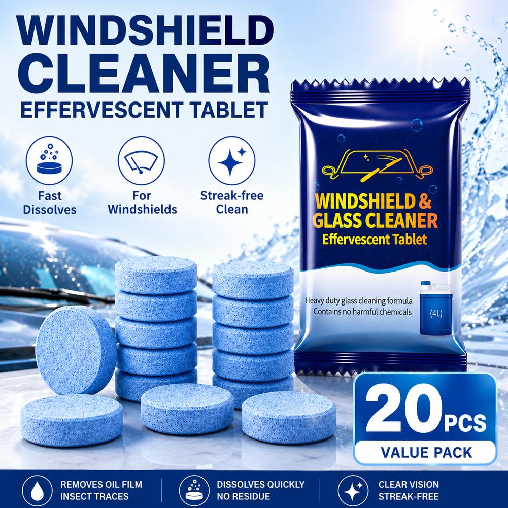 Car Windshield Washer Efferves - Glass Cleaner Streak บทวิจารณ์และราคา