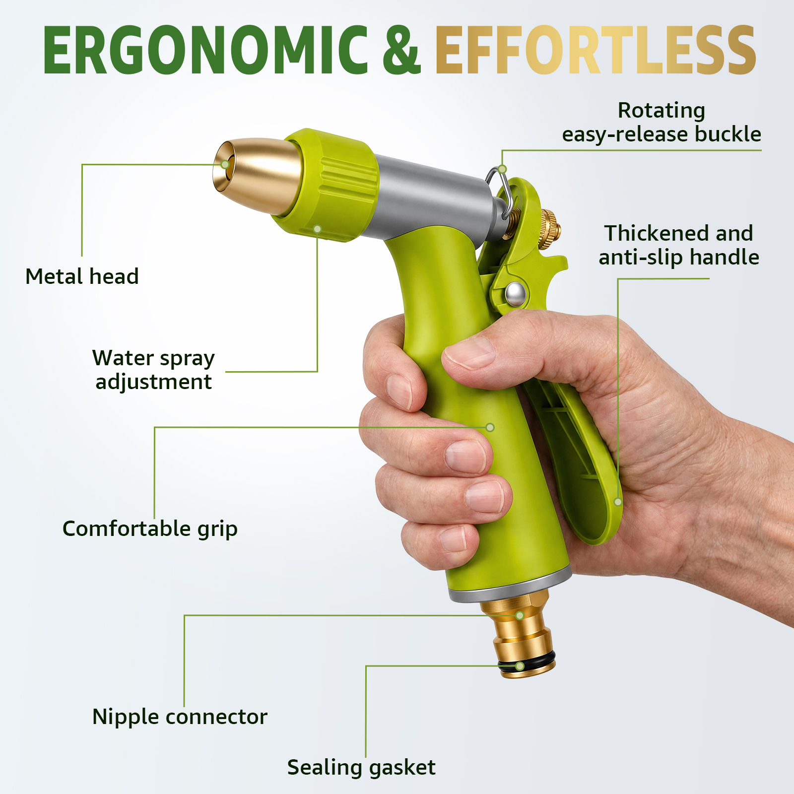 Garden Hose Nozzle Practical H - Car Shampoo Ph บทวิจารณ์และราคา