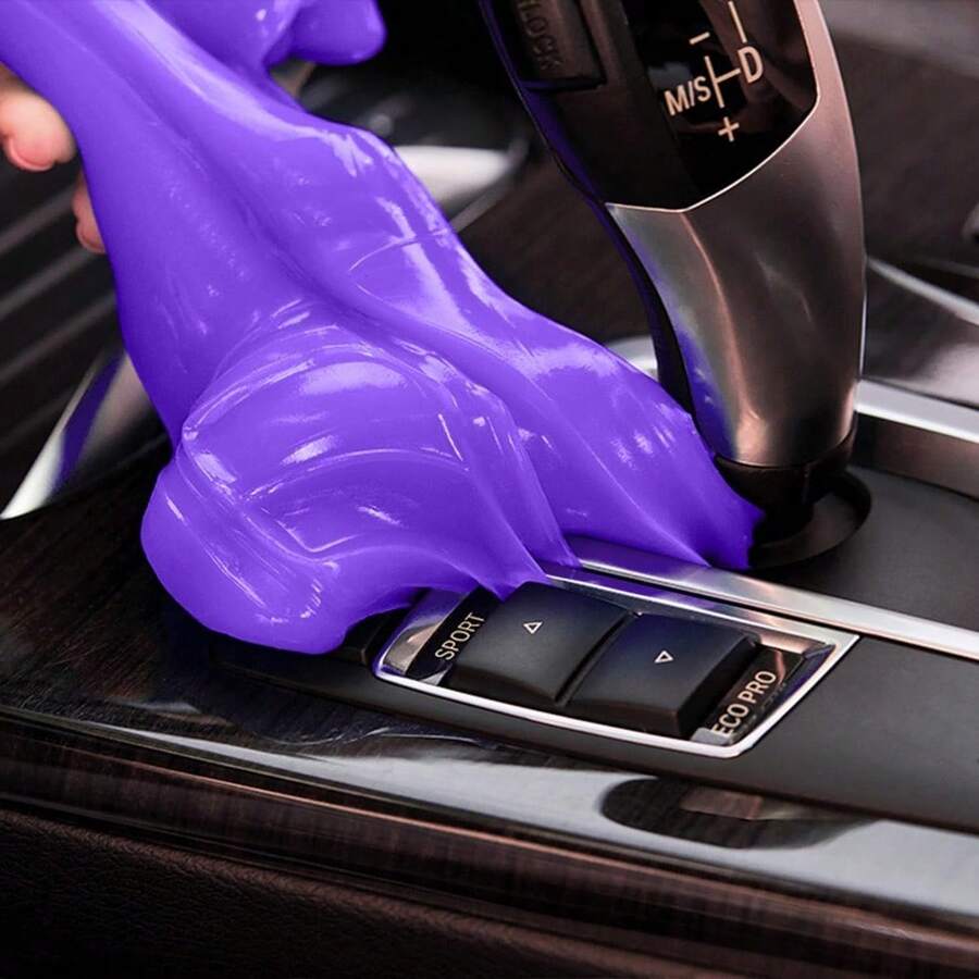 Purple Car Cleaning Gel Putty, - Dirt Brush Interior บทวิจารณ์และราคา