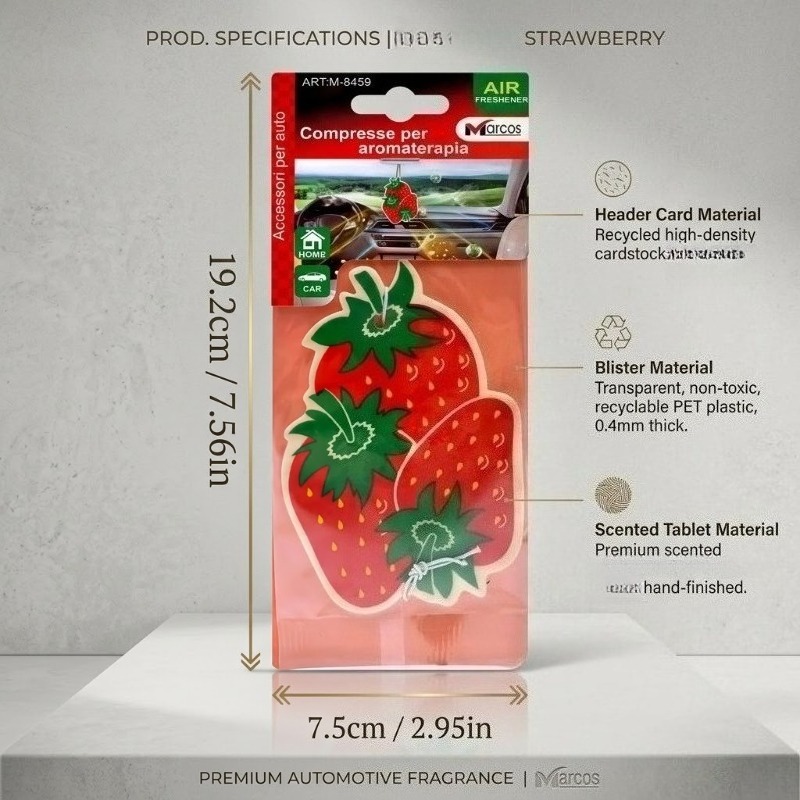 Fruit Scent Hanging Car Freshe - Odor Eliminator Car บทวิจารณ์และราคา