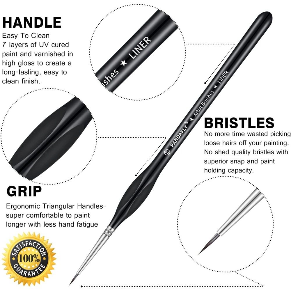 Professional Detail Paint Brus - Detailing Brush Set บทวิจารณ์และราคา