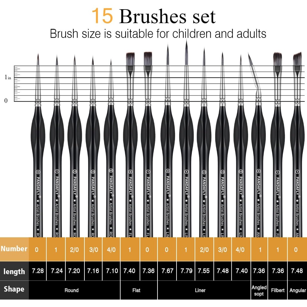 Professional Detail Paint Brus - Detailing Brush Set บทวิจารณ์และราคา