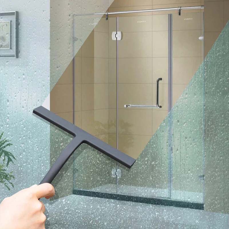 Matte Black Silicone Squeegee  - Glass Cleaner Streak บทวิจารณ์และราคา