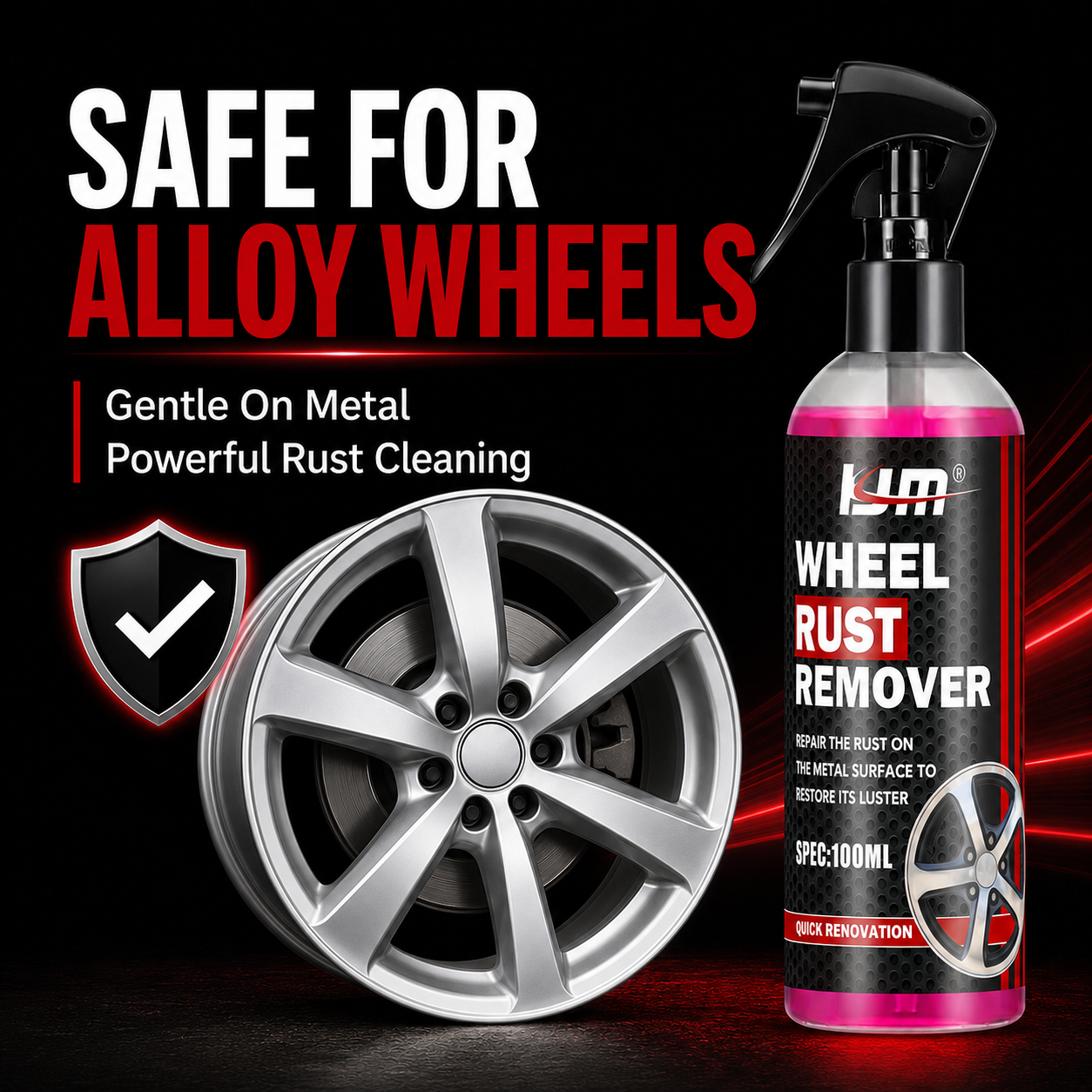 KJM Wheel Cleaner For Car Rims - Wheel Cleaner Alloy บทวิจารณ์และราคา