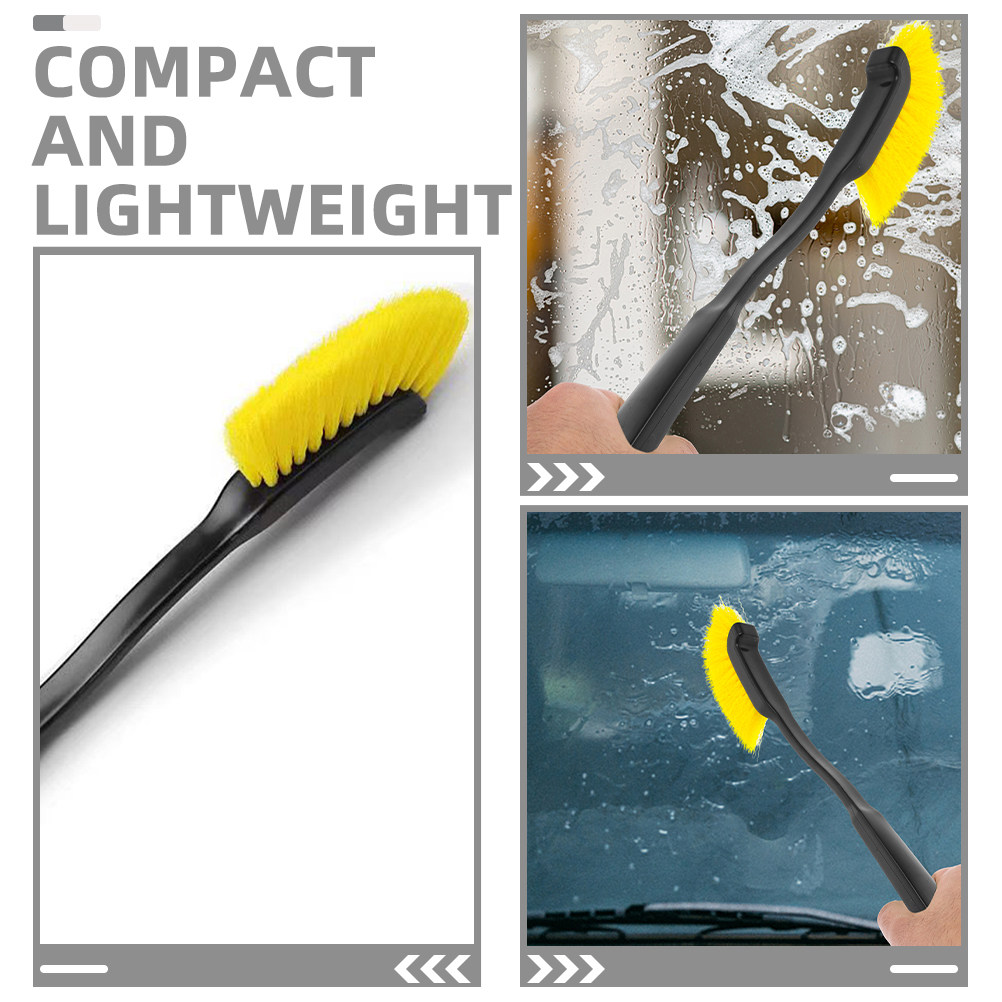2Pcs Car Detailing Brush Set T - Dirt Brush Interior บทวิจารณ์และราคา