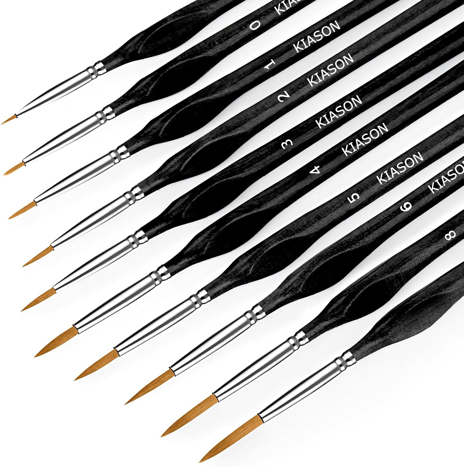 10 Miniature Paint Brushes Set - Detailing Brush Set บทวิจารณ์และราคา