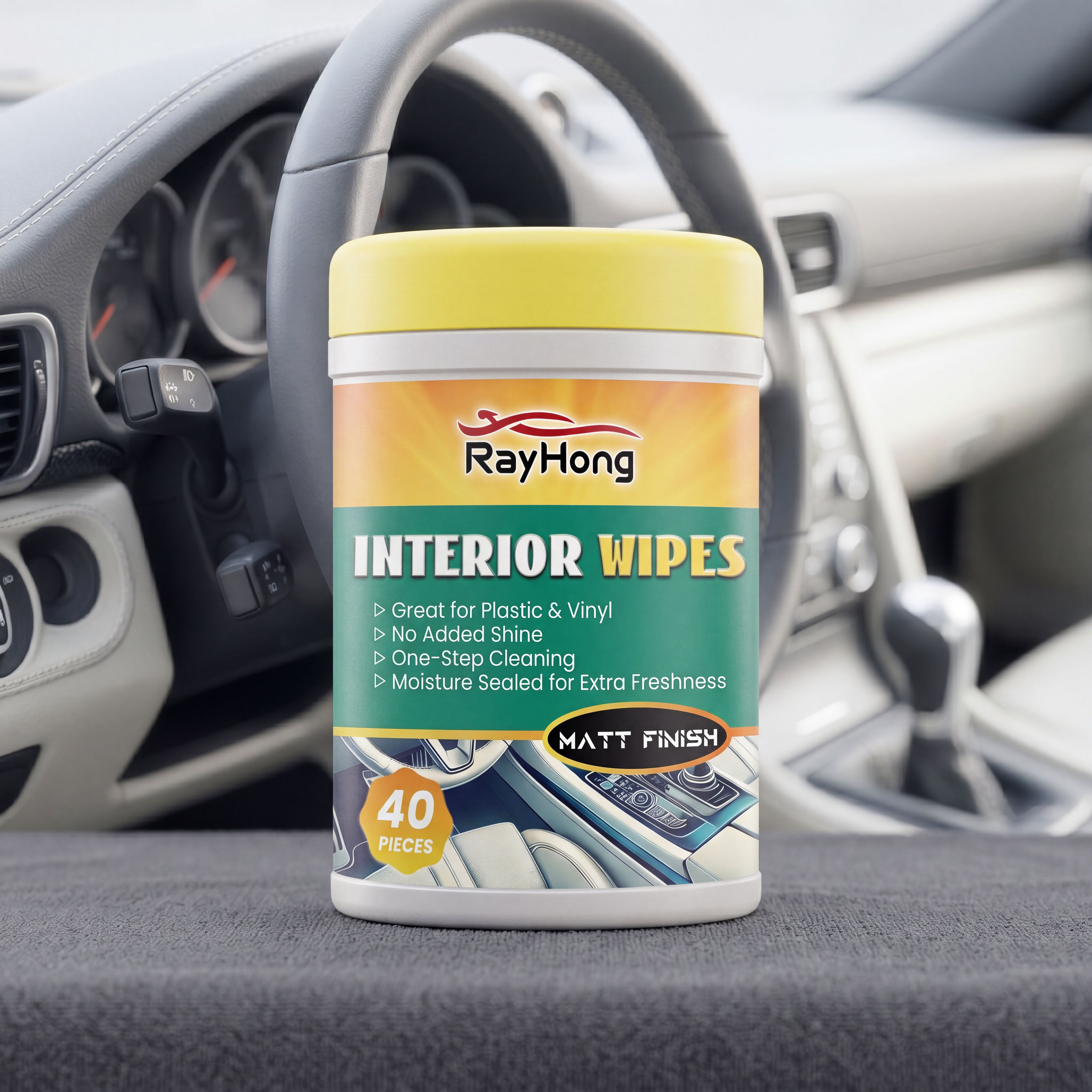RAYHONG Car Interior Shine Wip - Leather Cleaner Interior บทวิจารณ์และราคา
