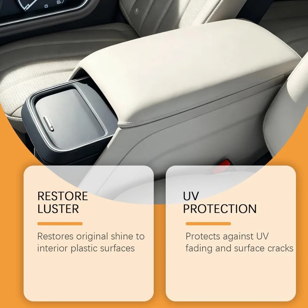 Leather Restorer And Black Pla - Leather Cleaner Interior บทวิจารณ์และราคา