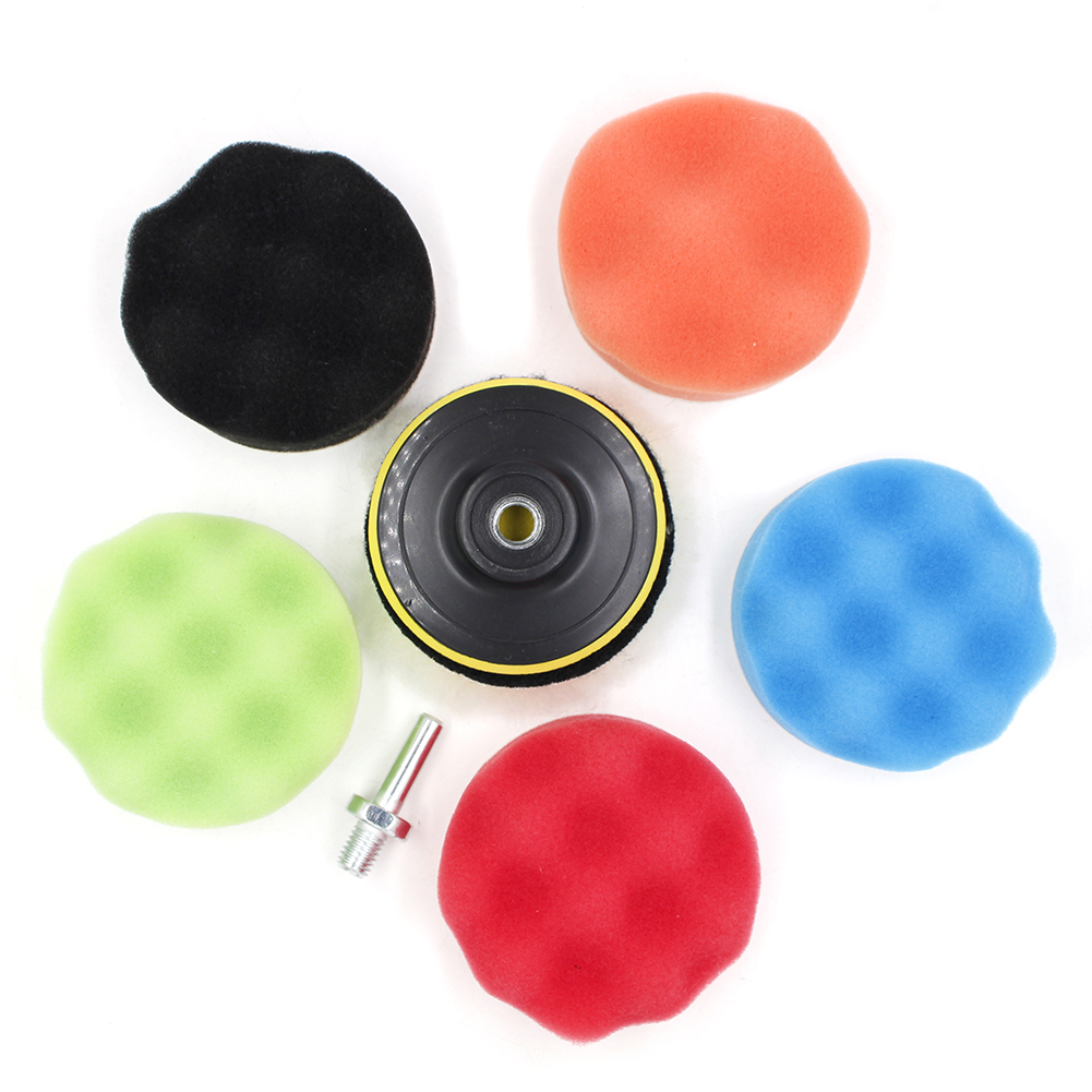 8Pcs/Set Polishing Pad Sponge  - Polish Pad Set Buffer บทวิจารณ์และราคา