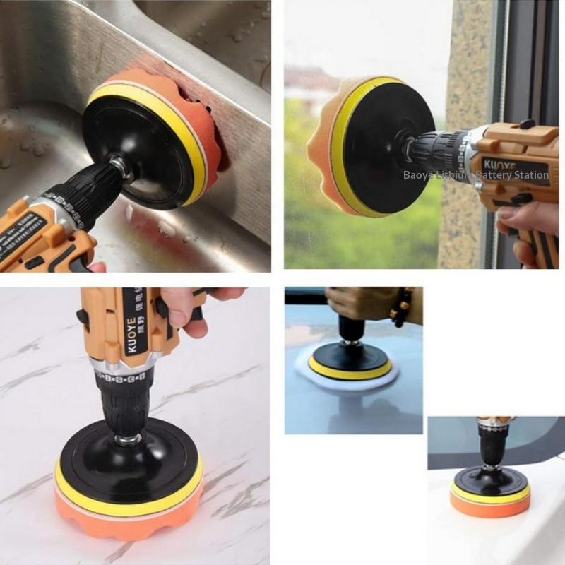 6Pcs Foam Pad Buffer Kit Polis - Polish Pad Set Buffer บทวิจารณ์และราคา