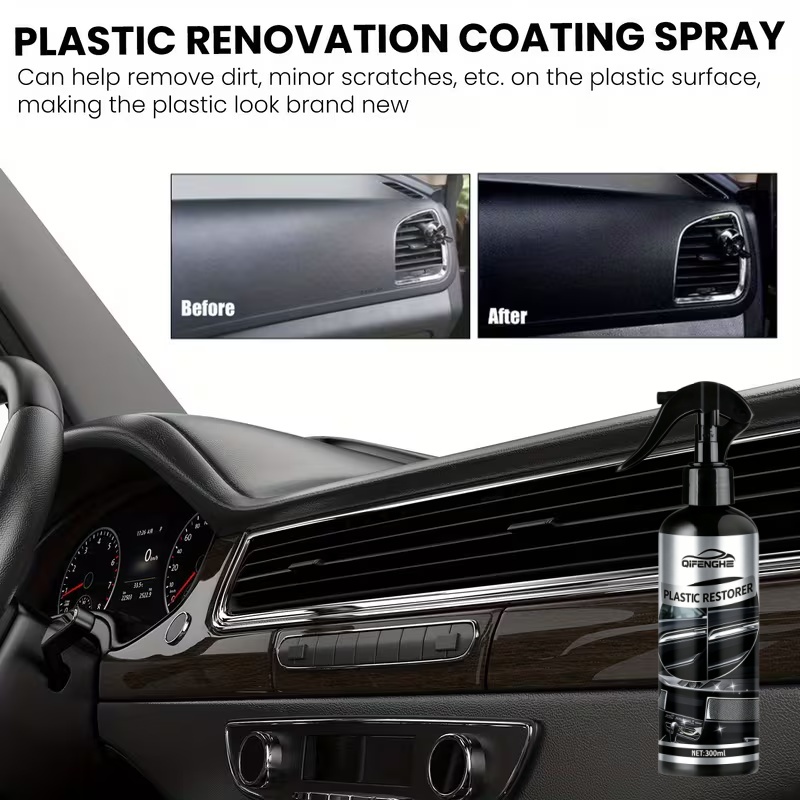 300ml Long-Lasting Plastic Res - Trim Restorer Plastic บทวิจารณ์และราคา