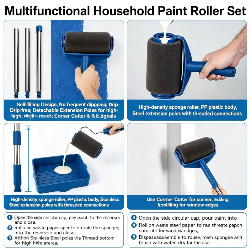 Professional DIY Home Painting - Detailing Brush Set บทวิจารณ์และราคา