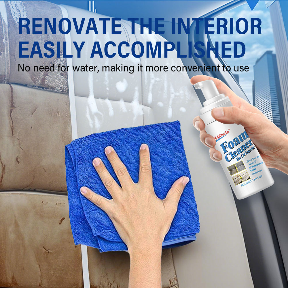 Multi-Purpose Foam Cleaner Car - Seat Cleaner Fabric บทวิจารณ์และราคา