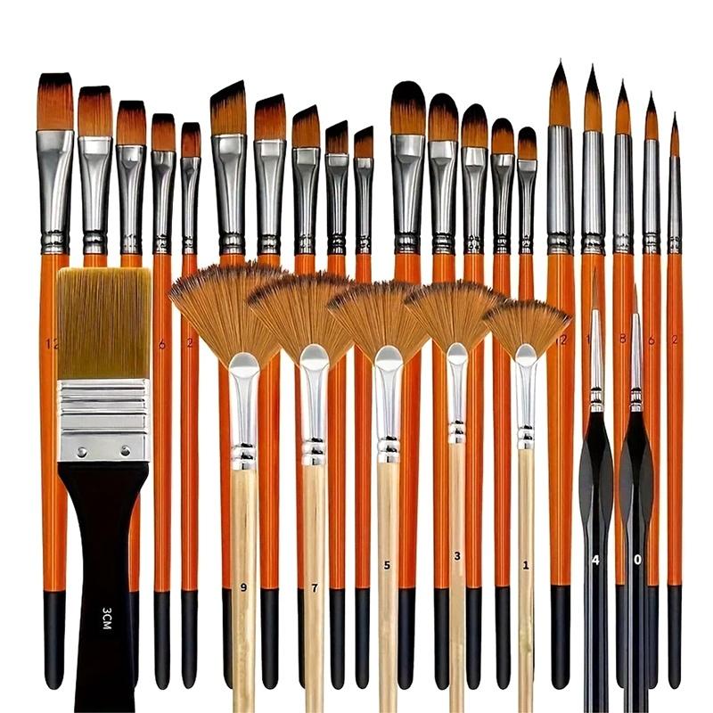 32Pcs/pack Paint Brush Set For - Detailing Brush Set บทวิจารณ์และราคา