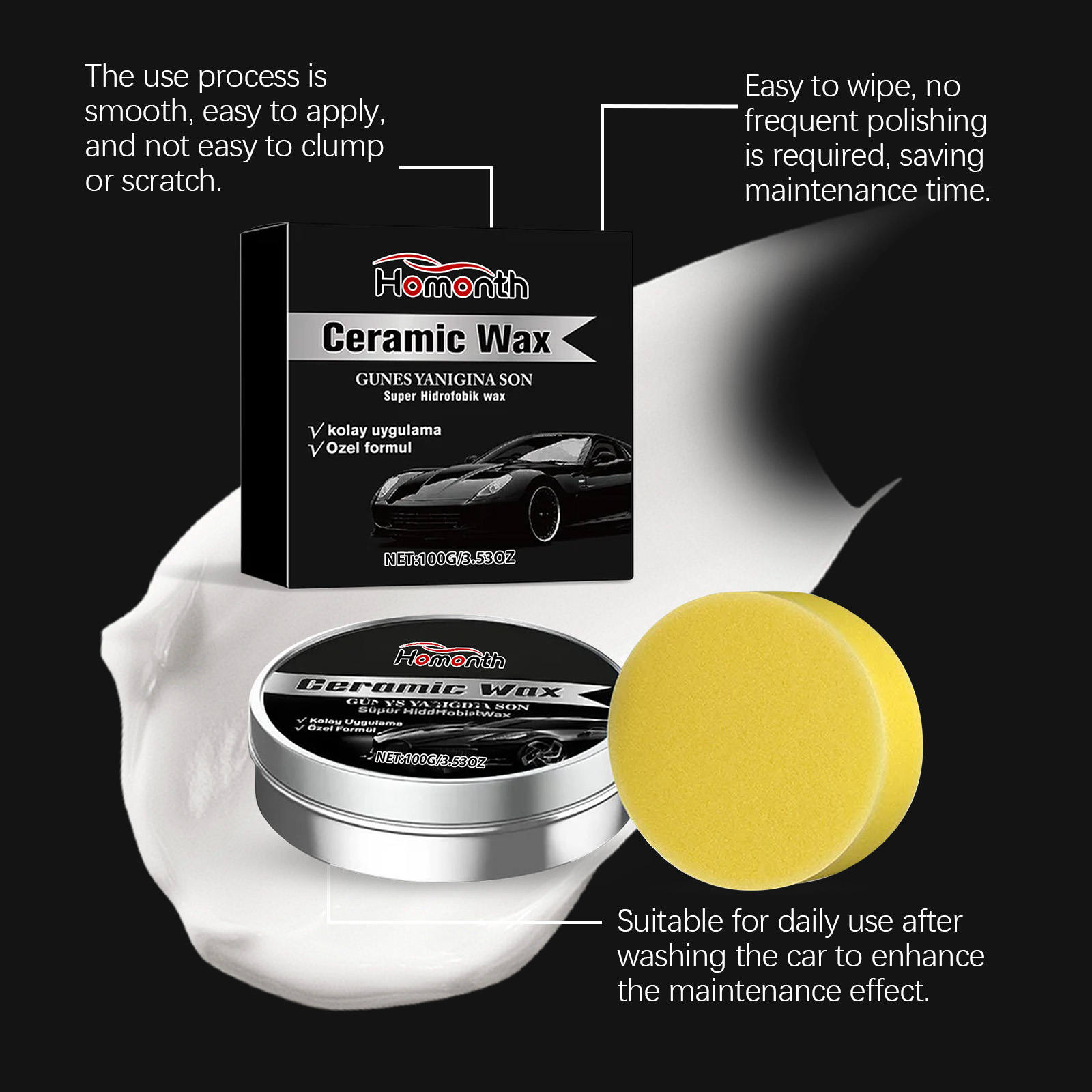 Car Coating Polishing Care Wax - Car Wax Ceramic Coating บทวิจารณ์และราคา