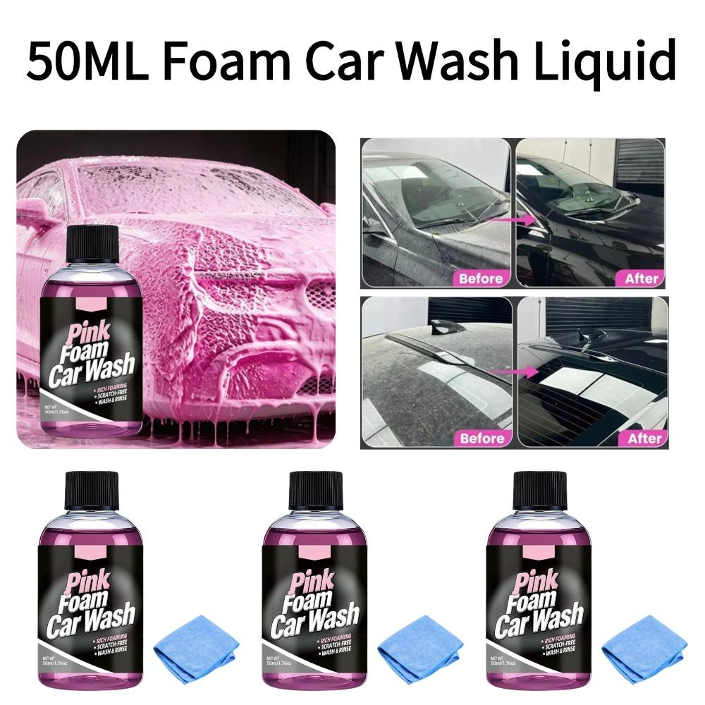 50ml Foam Car Wash Liquid Rich - Microfiber Towel Detailing บทวิจารณ์และราคา