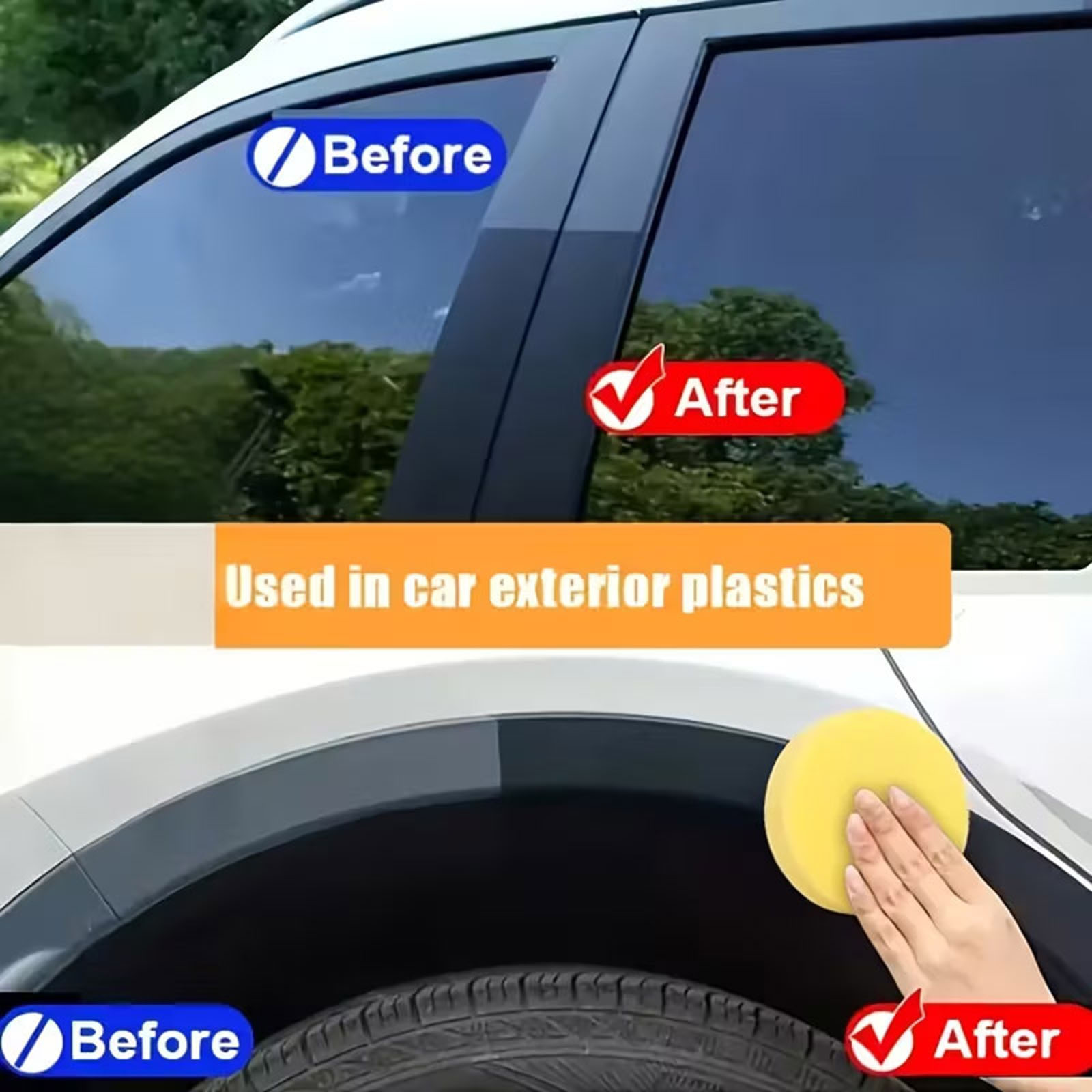 Tire Coating UV Protection Car - Trim Restorer Plastic บทวิจารณ์และราคา