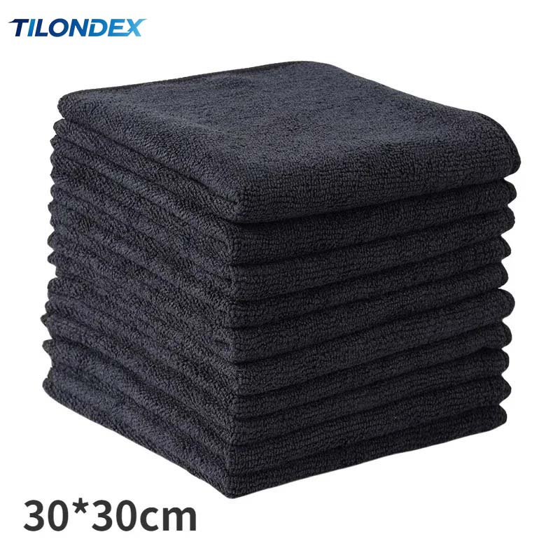 TILONDEX1/2/5PCS Black Microfi - Microfiber Towel Detailing บทวิจารณ์และราคา
